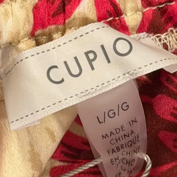 Cupio Floral Print Maxi Skirt Sz L Beige Multi Skirt - Picture 2 of 12